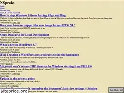 Sites similar to nspeaks.com
