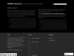 Sites similar to nspireoutreach.wordpress.com