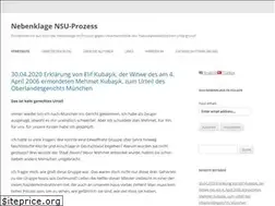 Sites similar to nsu-nebenklage.de