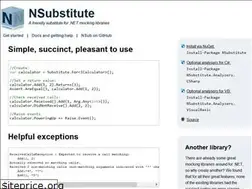 Sites similar to nsubstitute.github.io