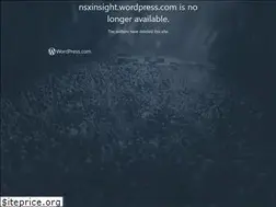 Sites similar to nsxinsight.wordpress.com