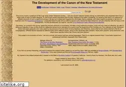 Sites similar to ntcanon.org