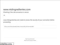 Sites similar to ntdingredientes.com