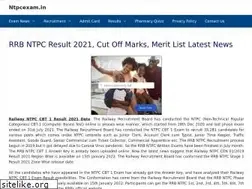 Sites similar to ntpcexam.in