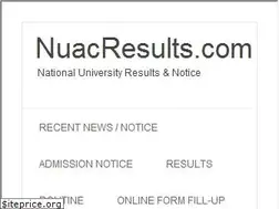 Sites similar to nuacresults.com