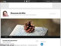 Sites similar to nuancesdemot.over-blog.com
