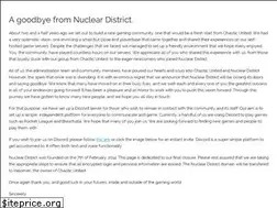 Sites similar to nucleardistrict.net