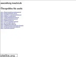 Sites similar to nuernberg-tourist.de