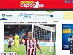 Sites similar to nuestrosdeportes.com