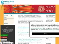 Sites similar to nuevomundo.revues.org