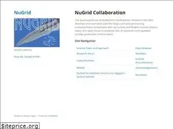 Sites similar to nugrid.github.io