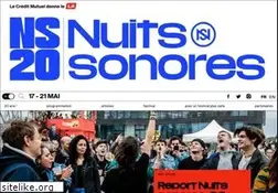 Sites similar to nuits-sonores.com