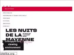 Sites similar to nuitsdelamayenne.com