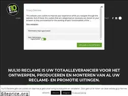 Sites similar to nul10reclame.nl