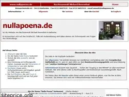 Sites similar to nullapoena.de