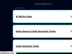 Sites similar to nullcode.live