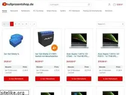 Sites similar to nullprozentshop.de