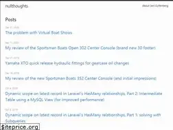 Sites similar to nullthoughts.com