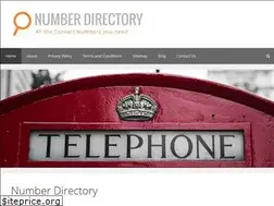 Sites similar to number-directory.co.uk