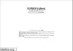 Sites similar to number2word.com