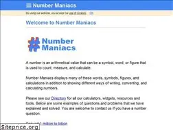 Sites similar to numbermaniacs.com