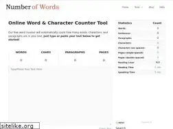 Sites similar to numberofwords.com