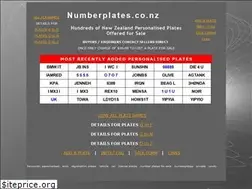 Sites similar to numberplates.co.nz