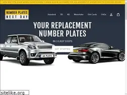 Sites similar to numberplatesnextday.co.uk