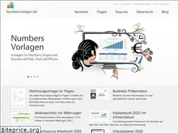 Sites similar to numbersvorlagen.de