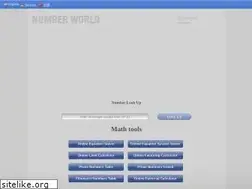 Sites similar to numberworld.info