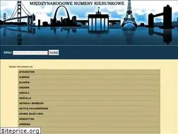 Sites similar to numer-kierunkowy.com.pl