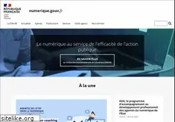 Sites similar to numerique.gouv.fr