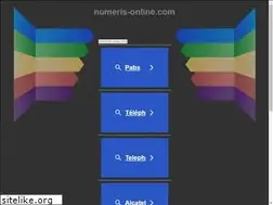 Sites similar to numeris-online.com