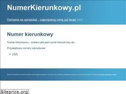 Sites similar to numerkierunkowy.pl