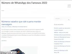 Sites similar to numerodosfamosos.net