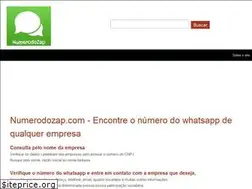 Sites similar to numerodozap.com