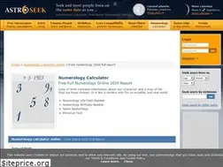 Sites similar to numerology.astro-seek.com