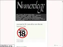 Sites similar to numerologybasics.com