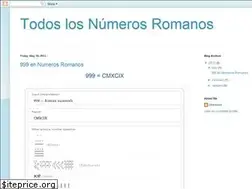 Sites similar to numeros-romanos.blogspot.com