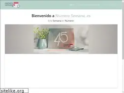 Sites similar to numerosemana.es