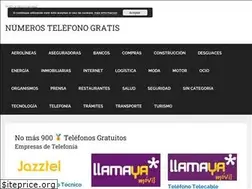 Sites similar to numerotelefonogratis.com