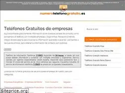 Sites similar to numerotelefonogratuito.es