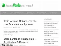 Sites similar to numeroverdeassistenza.it