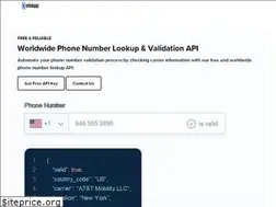 Sites similar to numlookupapi.com