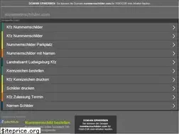 Sites similar to nummernschilder.com