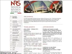 Sites similar to nuovarivistastorica.it