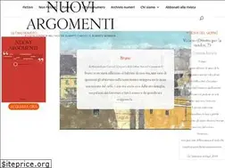 Sites similar to nuoviargomenti.net