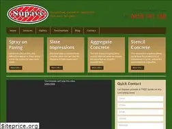 Sites similar to nupave.com.au