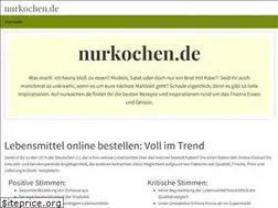 Sites similar to nurkochen.de