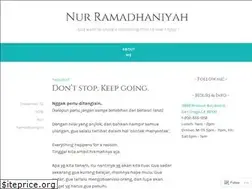 Sites similar to nurramadhaniyah13.wordpress.com